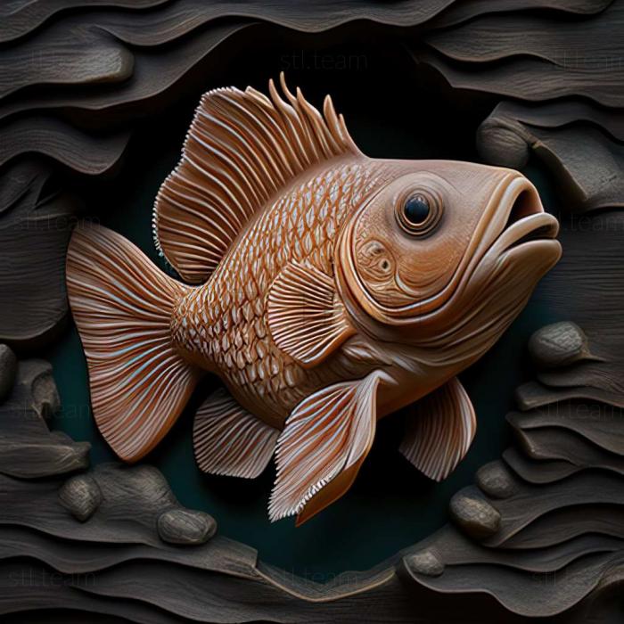 3D модель Карликова риба нанностомус (STL)